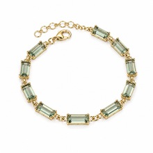 Cargar imagen en el visor de la galería, Pulsera Plata Oro Piedra Turquesa
