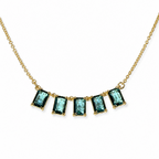 Collar Turquesa Gold Plated