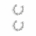 Aros Earcuff Silver Circulos