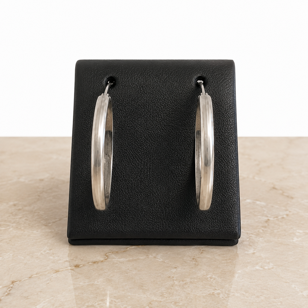 Argollas Plata Anchas M