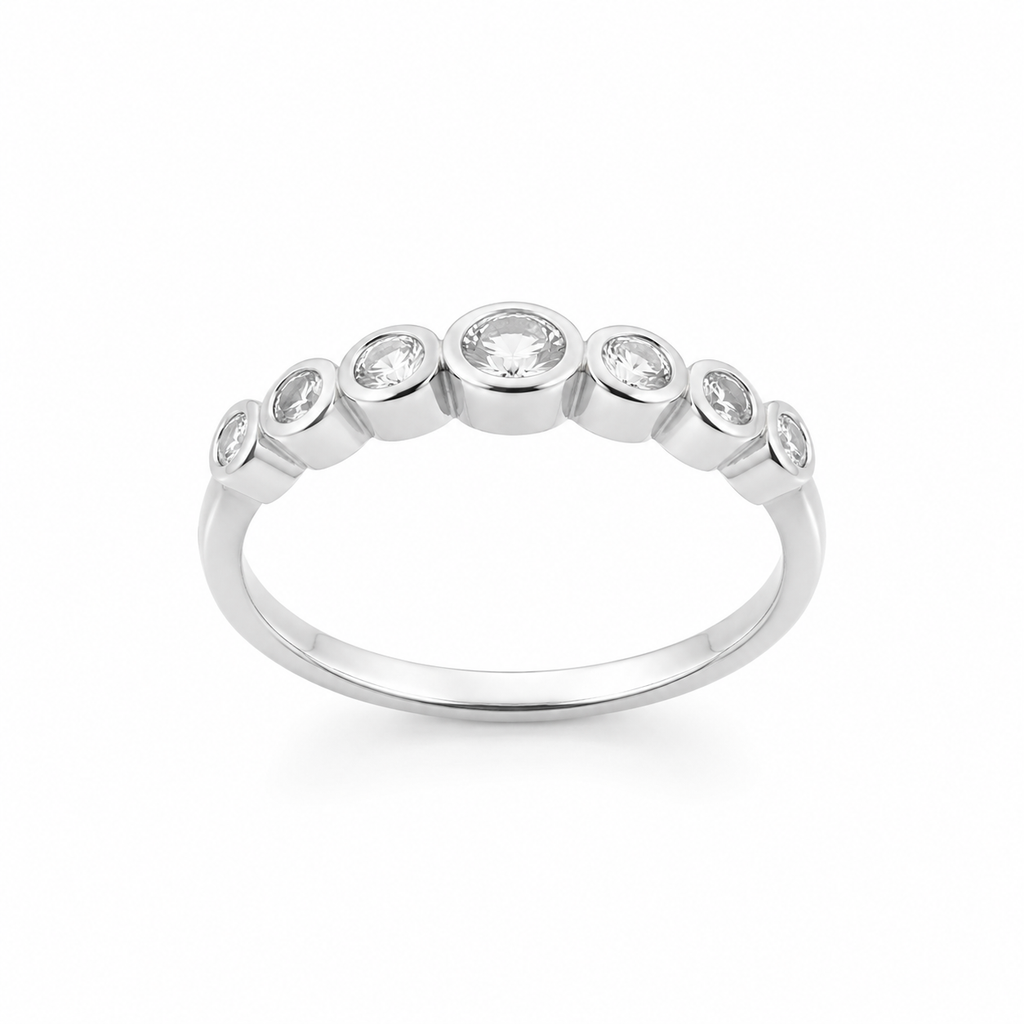 Anillo Princess Plata Circón