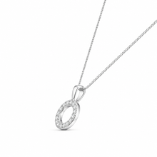 Cargar imagen en el visor de la galería, Collar Halo de Luz Plata
