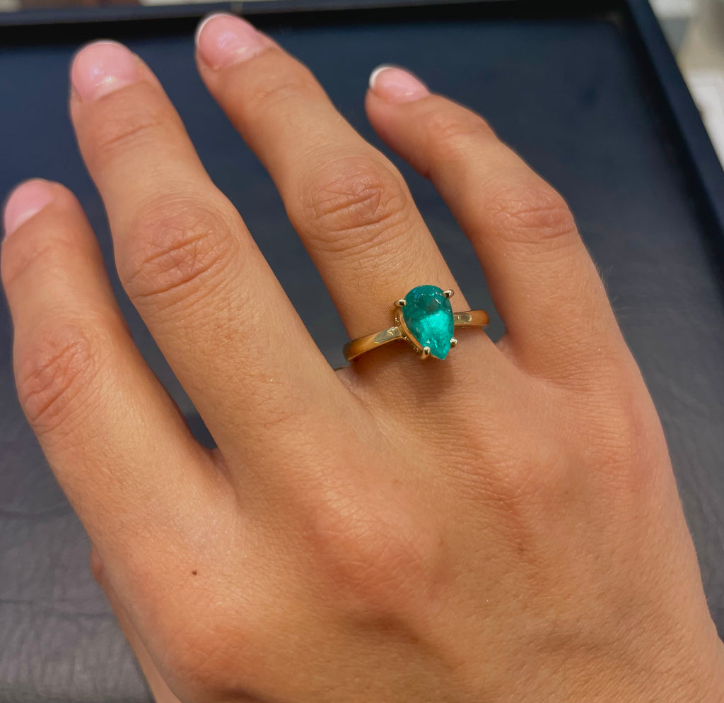 Anillo Esmeralda Gold