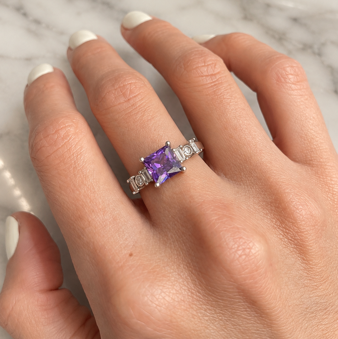 Anillo Amatista Silver