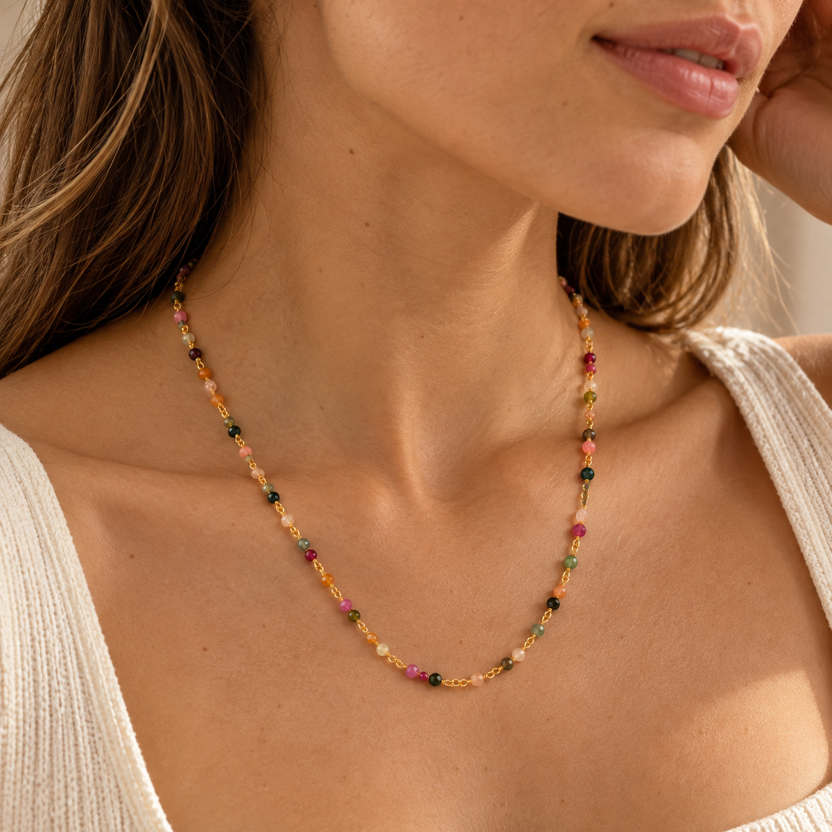 Collar Rainbow Gems