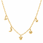 Collar Multicharm Doré