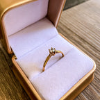 Anillo Solitario Circón