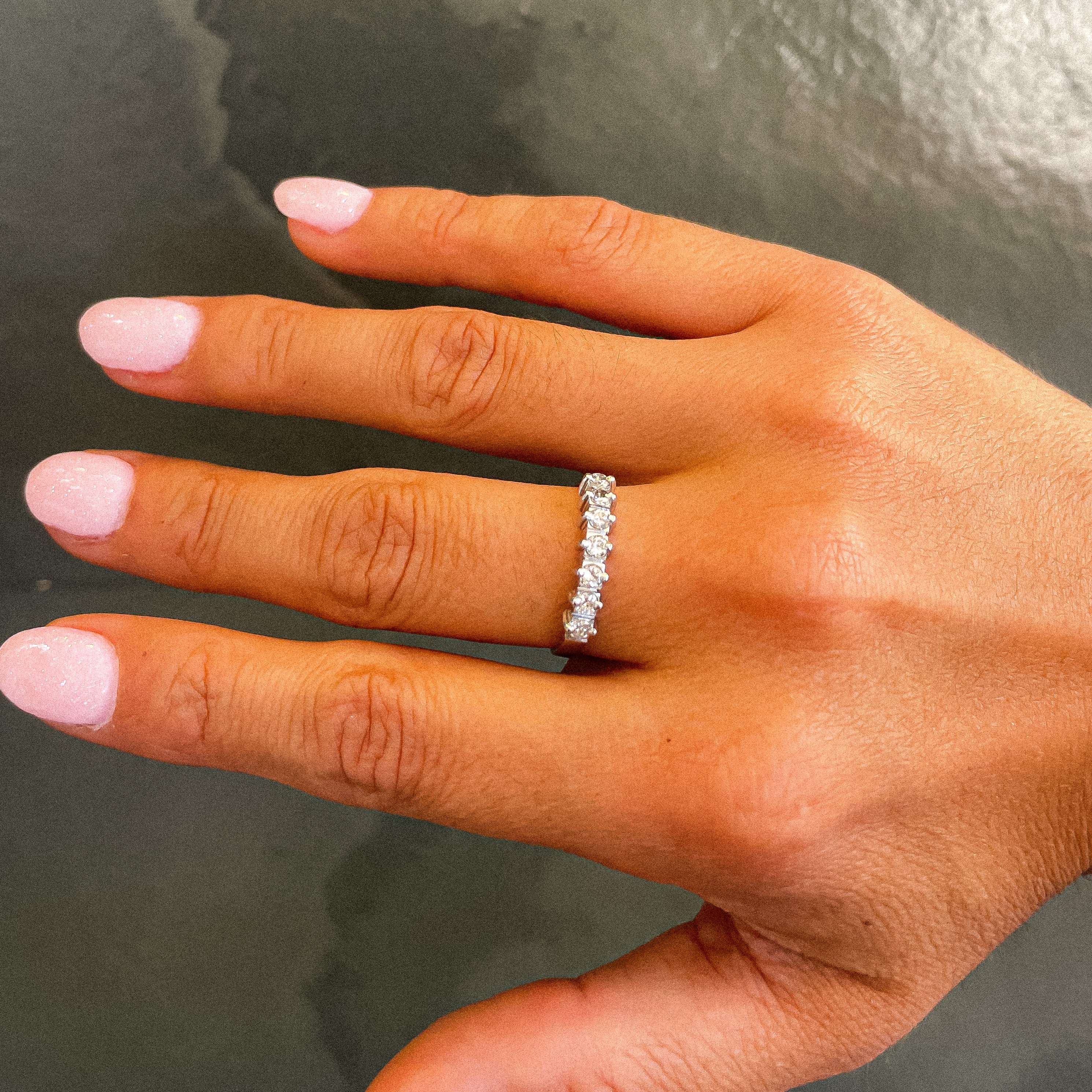 Anillo Cintillo Diamond