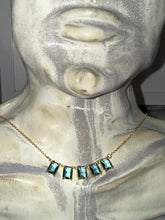 Cargar imagen en el visor de la galería, Collar Turquesa Gold Plated
