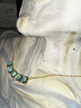 Cargar imagen en el visor de la galería, Collar Turquesa Gold Plated
