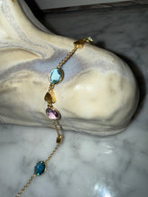 Cargar imagen en el visor de la galería, Pulsera Plata Oro Multipiedras
