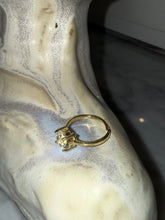 Cargar imagen en el visor de la galería, Anillo Silver Gold Plated Circón Ajustable

