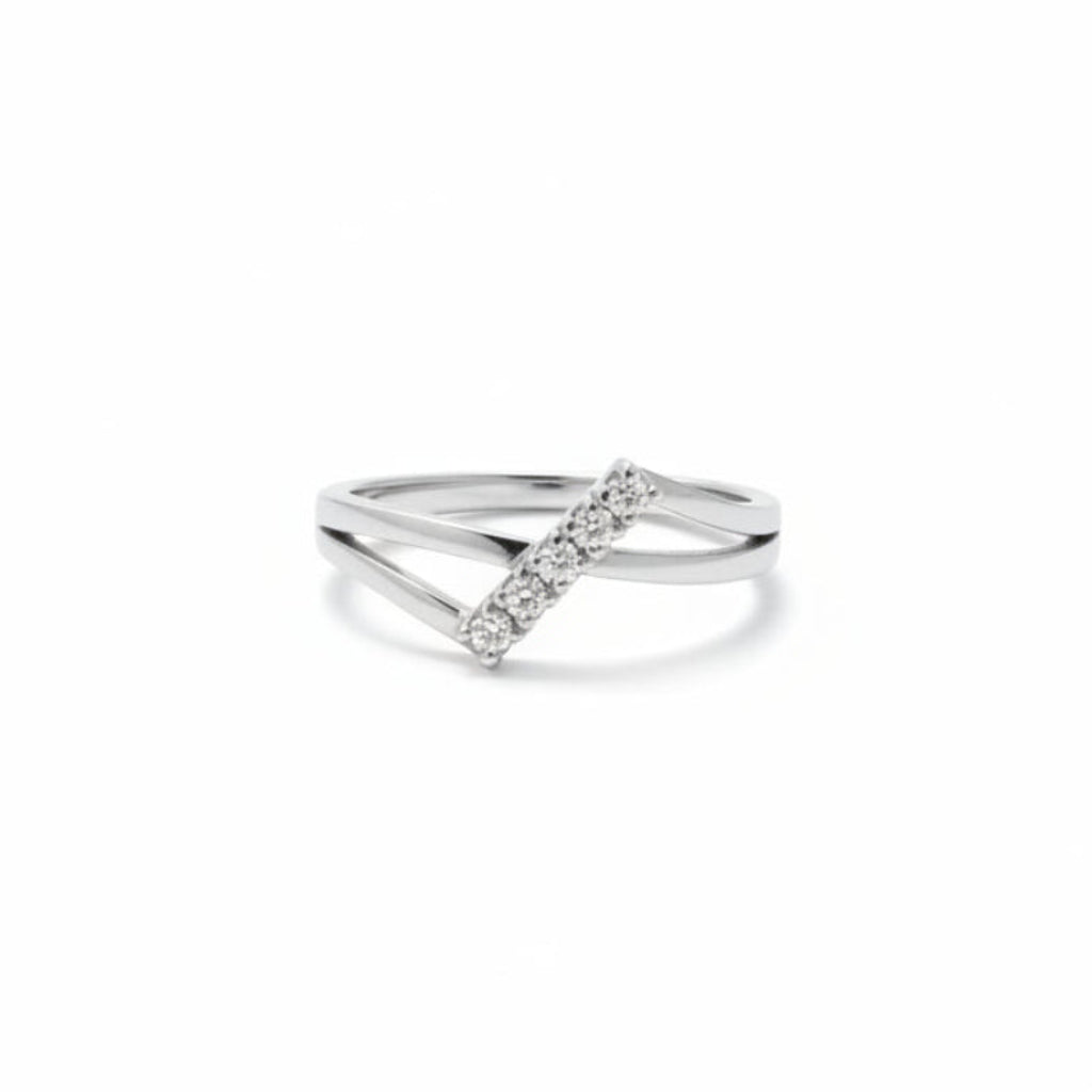 Anillo Cubos Diamantes
