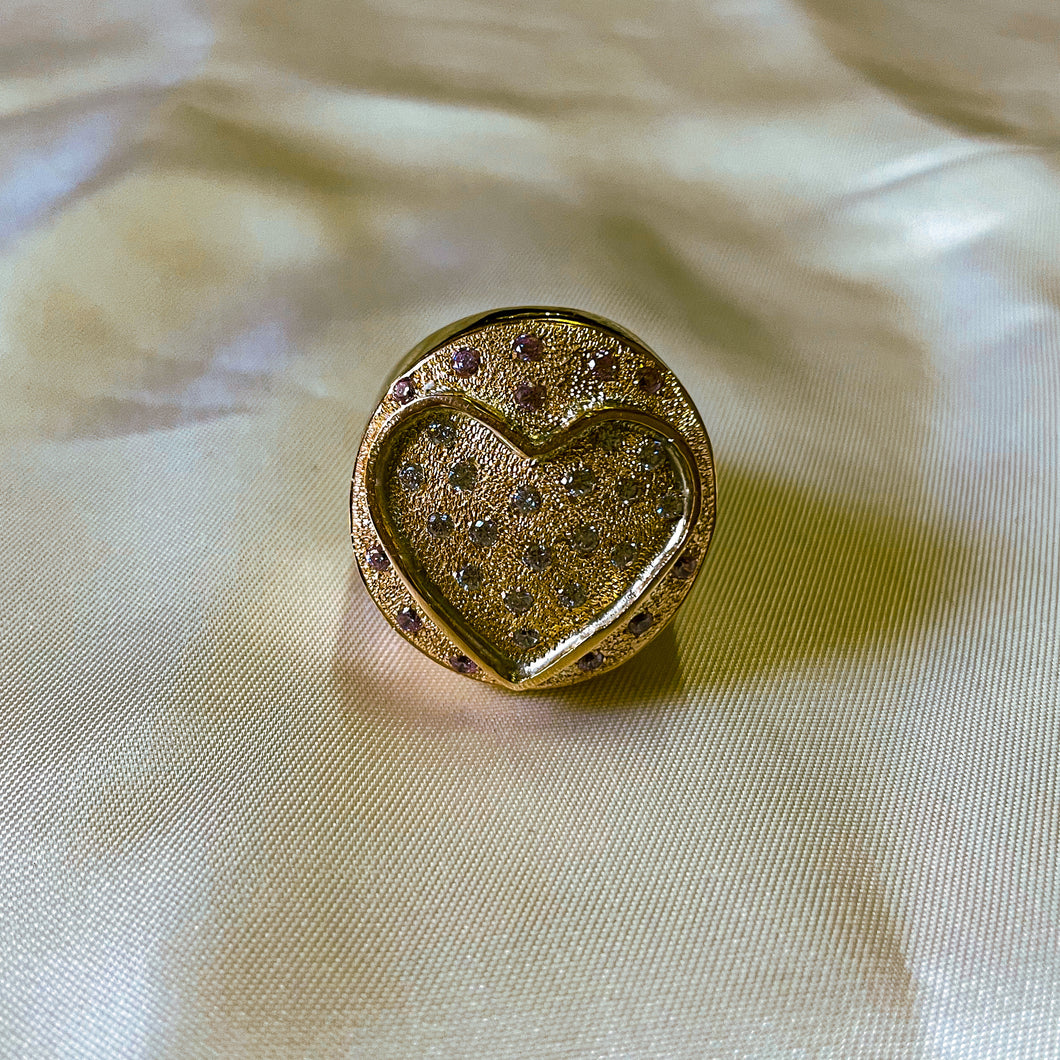 Anillo Circle Heart