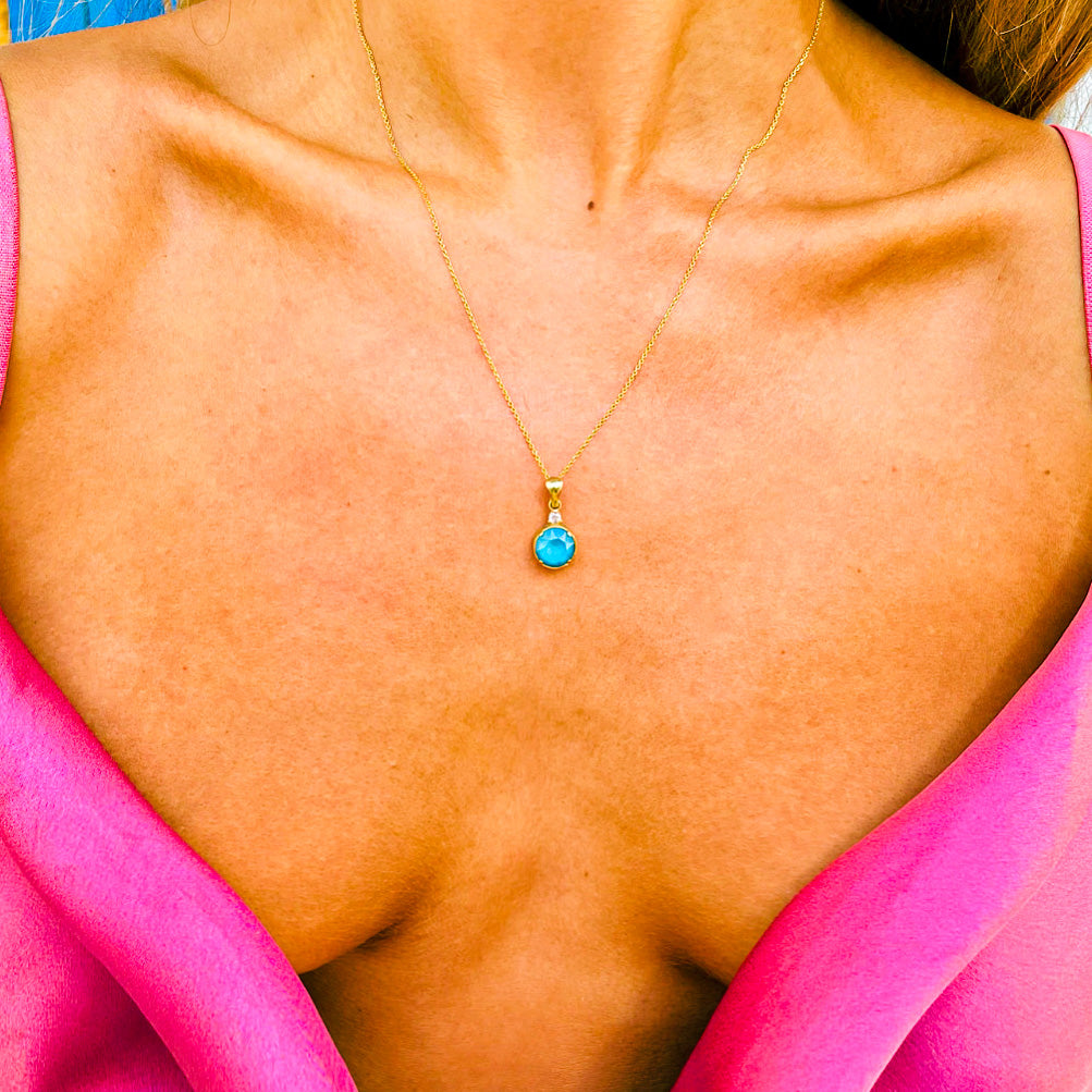 Collar Turquesa Griega